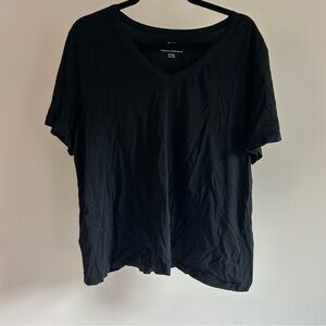 Gap Black Organically Grown Cotton T-shirt XL-Tall‎